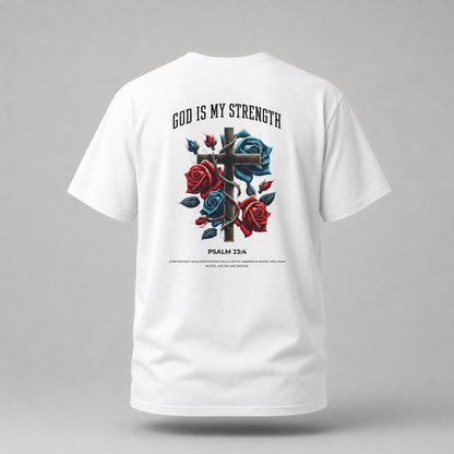 "God Is My Strength" T-shirt